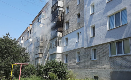У Глухові сталася пожежа в багатоповерхівці (ФОТО)