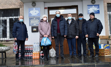У Жмеринському районі зібрали продуктову допомогу військовослужбовцям, які служать в АТО/ООС
