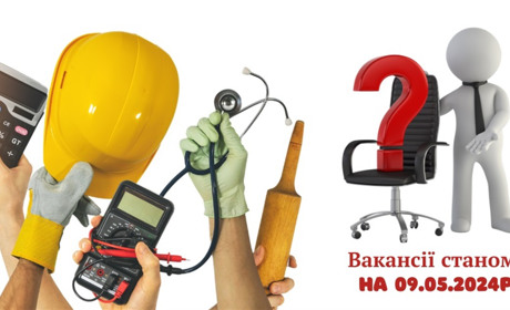 Актуальні вакансії в Южноукраїнську: вчитель, інженер з безпеки руху, швачка, мийник посуду