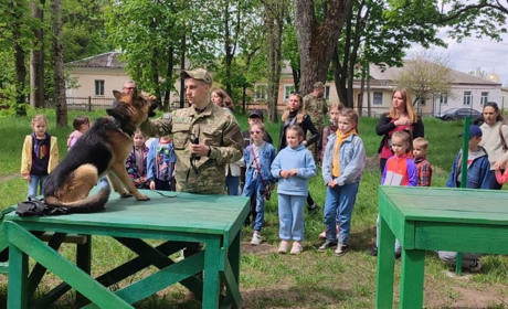 Глухівські кінологи підіймають настрій місцевій малечі. Як організувати такий захід