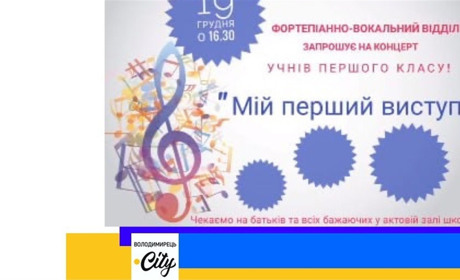 У Володимирецькій мистецькій школі відбувся концерт першокласників. Що було?