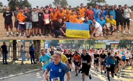На Красноградщині відбувся традиційний щорічний забіг пам'яті загиблим та турнір з міні-футболу