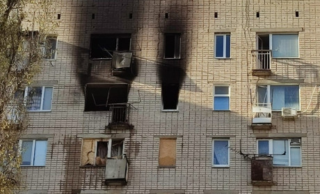 На Херсонщині армія рф поцілила у медичний та освітній заклади, житлові будинки