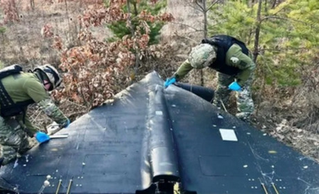 Новокаховчанин показав, як виглядає чорний "Шахед" у порівнянні з будинком