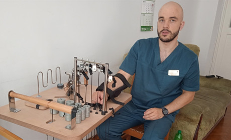 У Чортківській центральній міській лікарні функціонує кабінет реабілітації