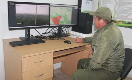 «Очі» лісу: в Іванівському лісництві встановили телесистему раннього виявлення лісових пожеж