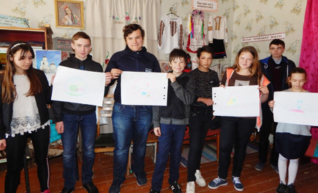 Миролюбівська бібліотека запросила школярів на урок екологічних знань