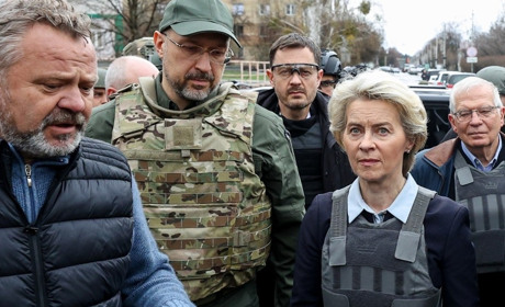 8 квітня на Київщині: Президентка Єврокомісії та прем'єр Словаччини відвідали Бучу