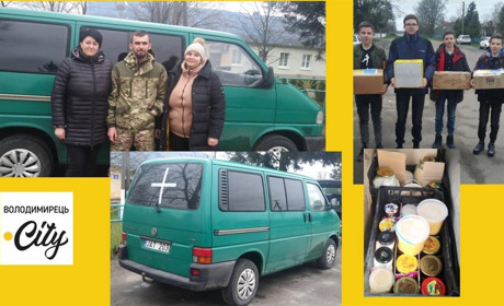 Жителі Полицької громади передали черговий автомобіль із усім необхідним для військових