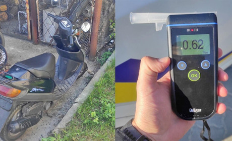 У Вараші п’яний скутерист пропонував патрульним 500 доларів хабара