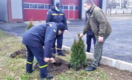 Володимирецькі рятувальники долучились до акції «Створюємо ліси разом»