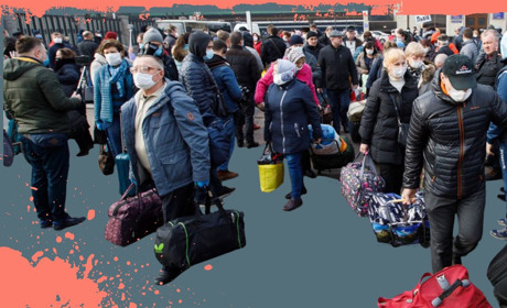 Майже 5,5 мільйона українців виїхали з України через війну