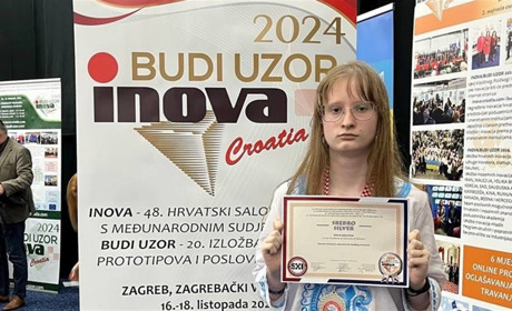 Юна дослідниця з Глухова здобула срібну медаль на міжнародному конкурсі в Хорватії