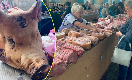 На базарі у Переяславі подорожчали м'ясо та сало, але попит на ці продукти не знизився