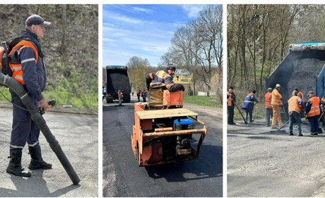 У Жмеринській громаді розпочали ямковий ремонт доріг з асфальтуванням