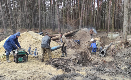 Новий водопровід від Бендюзького водозабору до межі міста проклали працівники водоканалу