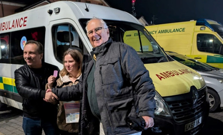 Нова «швидка» передали Сахновщині — сучасне оснащення та краща допомога