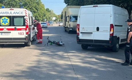 У Гадячі сталася ДТП: постраждав водій електровелосипеда