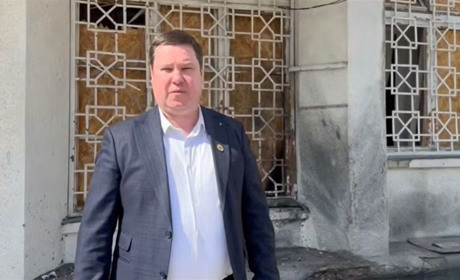 У Новій Каховці безпілотник атакував будівлю окупаційної “адміністрації”