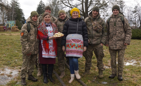 У Переяславі відзначили Колодія: частували захисників варениками та збирали кошти на ЗСУ