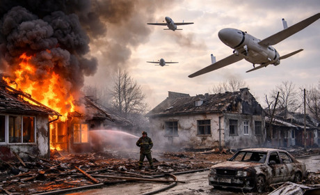 Масована атака дронів на Чернігівщину: понад 200 БпЛА збито, є руйнування та знеструмлення