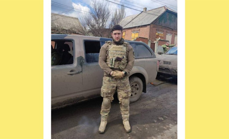 Захисник з Гадяча Максим Турчин отримав медаль та нагороду