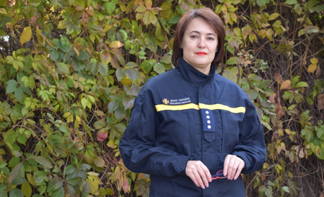 Переяславку Оксану Нечай нагородили медаллю «10 років сумлінної служби»