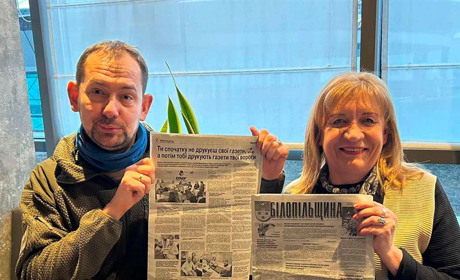 Журналіст Роман Цимбалюк: «Газету я візьму в рамку і повішу на стіну»