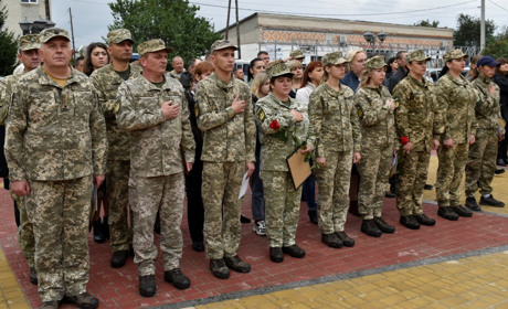У Жмеринці відбулися урочисті заходи з нагоди Дня захисника України: відео