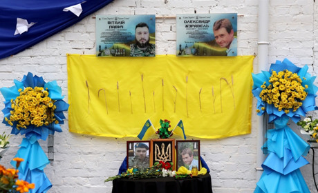 У Мигалівцях відбулося урочисте відкриття меморіальних дошок Віталію Павичу та Олександру Журавлю