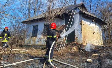 На Вінниччині 7 березня сталося 10 пожеж. Одна з них була в Каришкові Копайгородській громаді