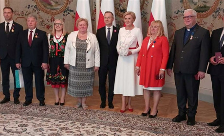 Золотий Хрест Заслуги від Президента Польщі. Роботу Ірини Першхайло із Городка відзначили у Варшаві