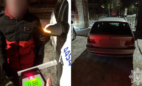 У Сарнах спіймали 17-річного керманича BMW напідпитку