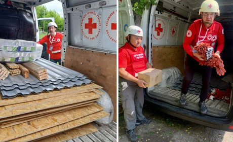 Червоний Хрест допомагає Білопільщині: до Ворожби та Білопілля надійшов гуманітарний вантаж