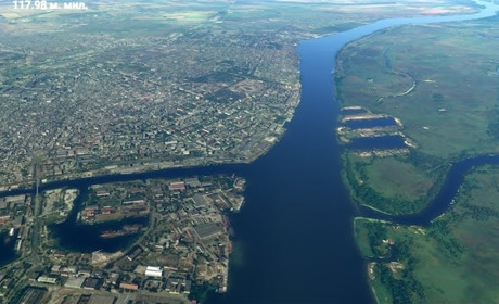 Як виглядає Херсон у суперноваторській грі від Майкрософт? Ми політали разом із гравцем