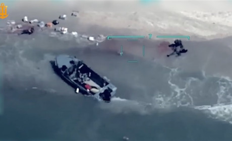 Моряки знищили швидкісний катер Чорноморського флоту РФ (відео)