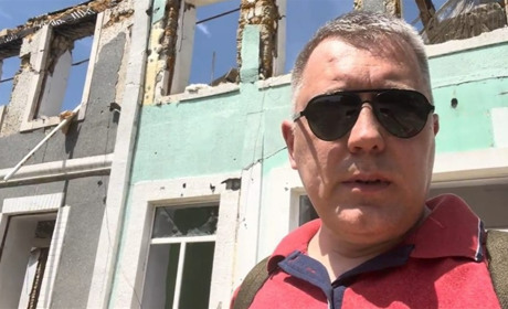 Журналіст з Каховки Олег Батурін пише репортажі з правобережжя Херсонщини