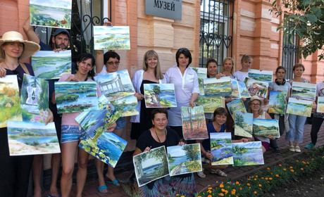 У Ржищеві пройшов Всеукраїнський пленер художників-акварелістів