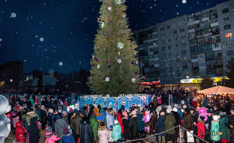Как торетчане "зажигали" на открытии главной елки города: фотоотчет