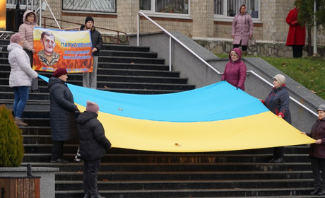 Річниця скорботи: городоччани вшанували пам’ять Володимира Пархоменка