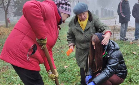 Жовтоводські ліквідатори висадили калину на честь деокупації Херсона