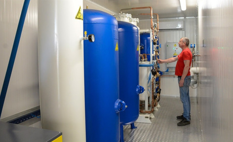 Тепер із власним киснем: у Кагарлицькій лікарні запустили в роботу кисневу станцію