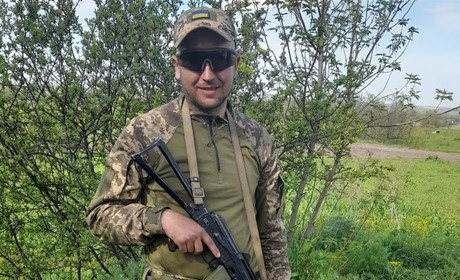 На війні загинув воїн, Герой з с. Лісове Максим Веденев. Без тата залишилися двоє дітей