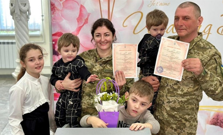 Пара прикордонників Ізмаїльського загону одружилися в День святого Валентина