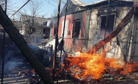 Загарбники атакували селище Веселе з танка, мінометів, артилерії та дронів