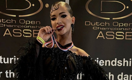 Тріумф танцівниці з «Данс-ліцею»: дівчина з медаллю на світовому танцювальному турнірі