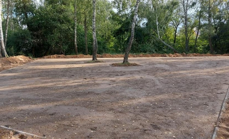 У Березовому гаю розпочали будівництво першого в Чернігові майданчика для вигулу собак