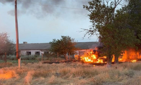 Літня спека і пожежі в Новій Каховці
