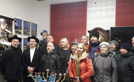 Представники єврейської громади відзначили в Сарнах велике свято 