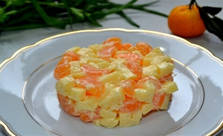 Салат "Мандариновий шок"